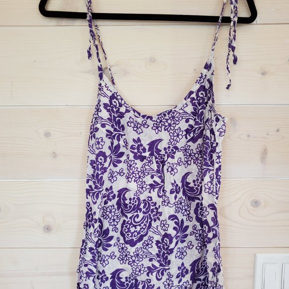 💥2/$30💥 Paisley print tank with tie straps - Picture 2 of 4